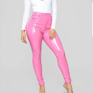 NWT Fashion Nova Skinny Vinyl Pants